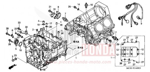 CARTER MOTEUR ST1300A6 de 2006